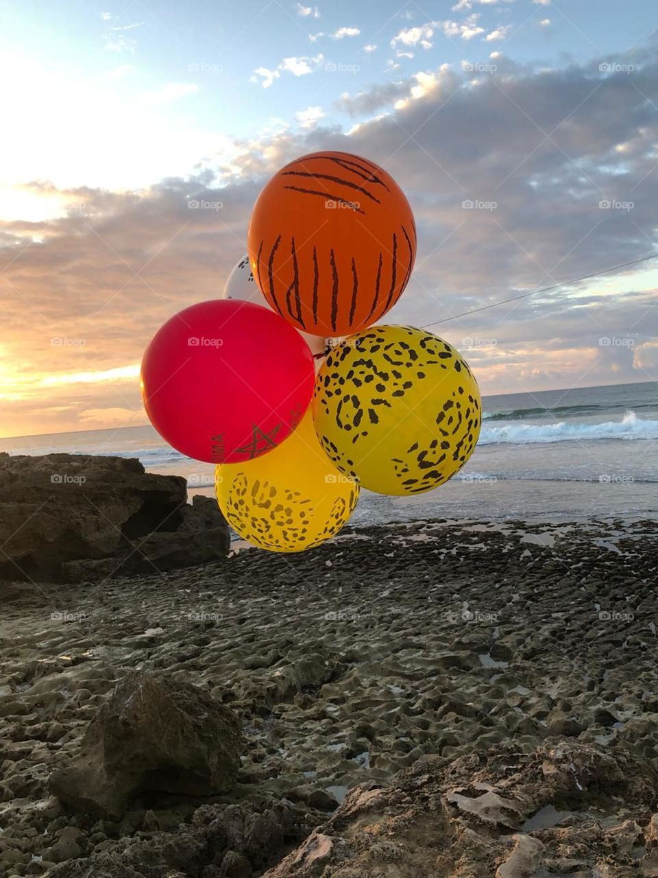 beautiful and multicolor balloons