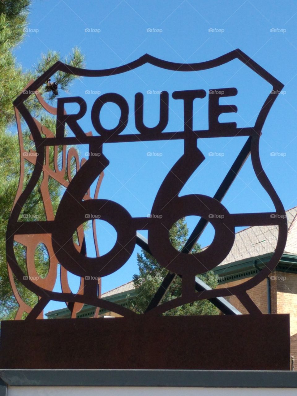 Road 66 sign, AZ