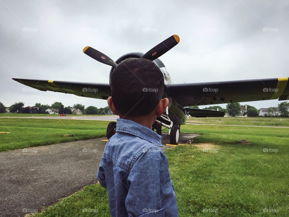 An aspiring pilot