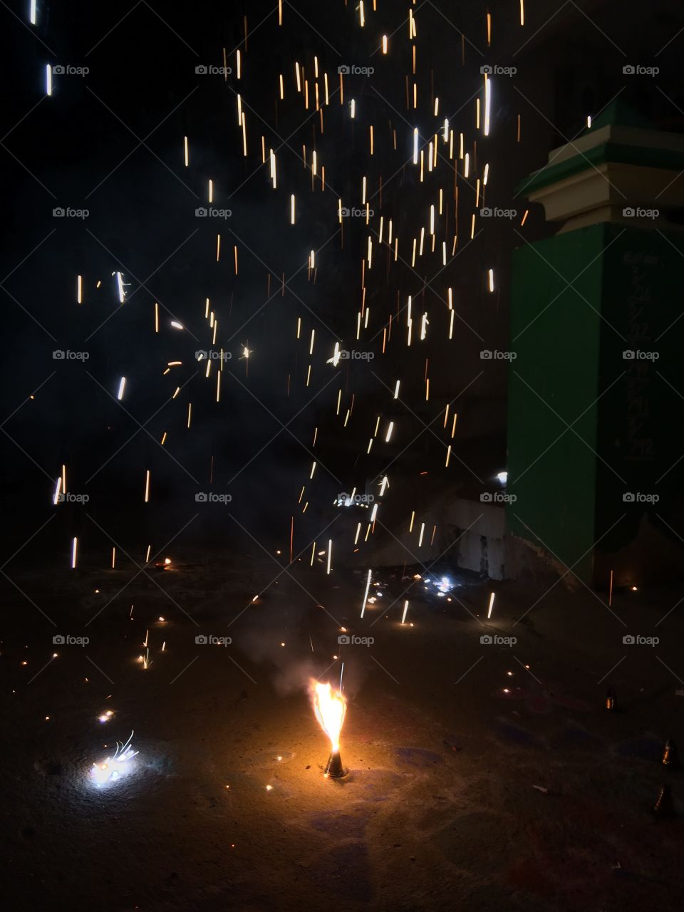 fireworks for winter celebration and New Years 