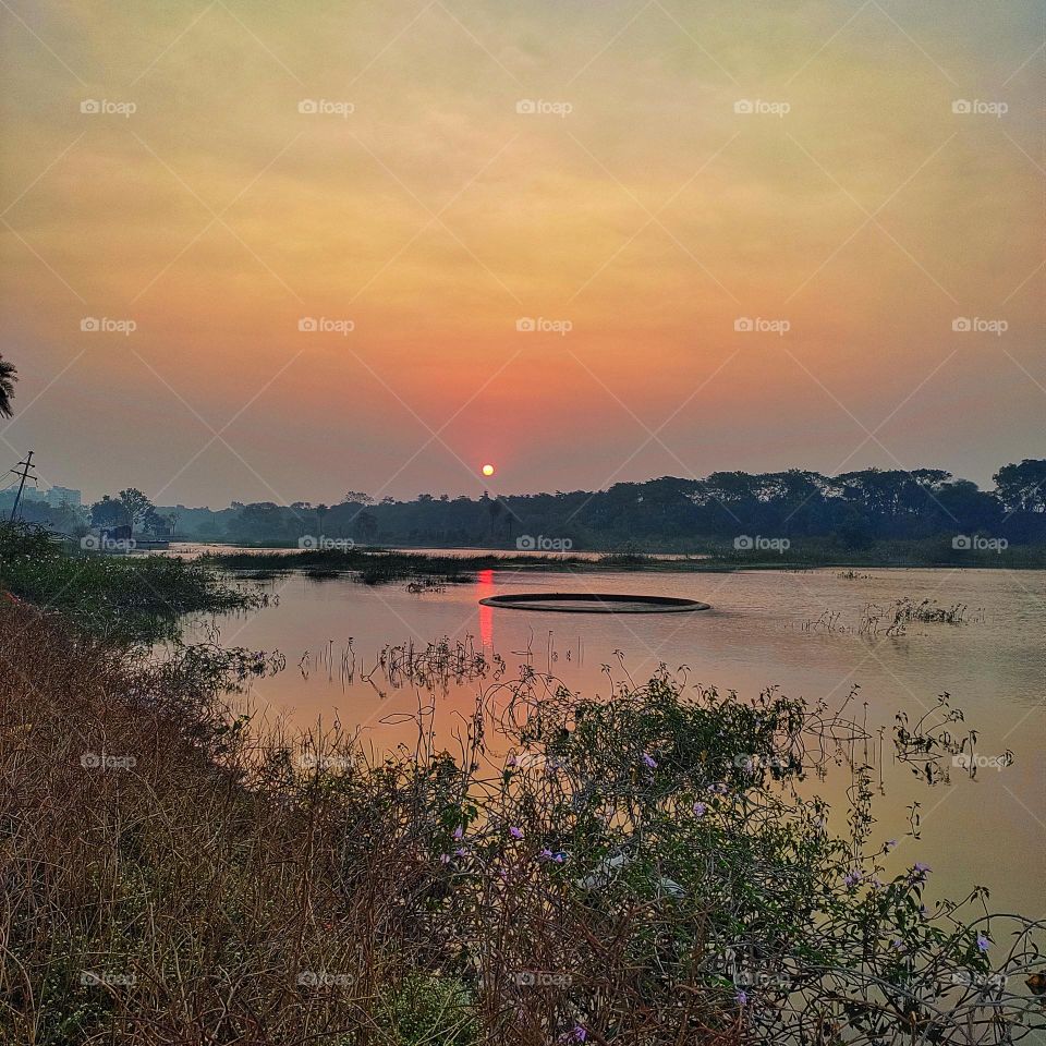 morning vibes with sunrise shot