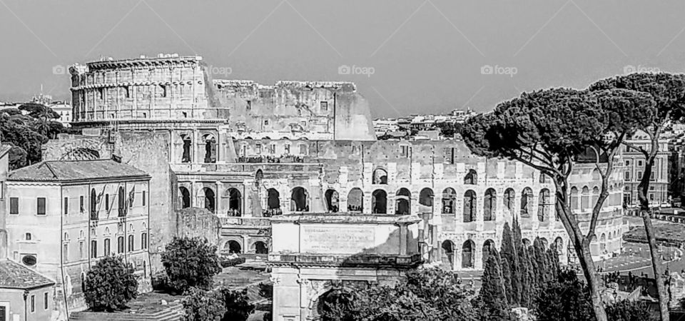 Colosseum in Black & White