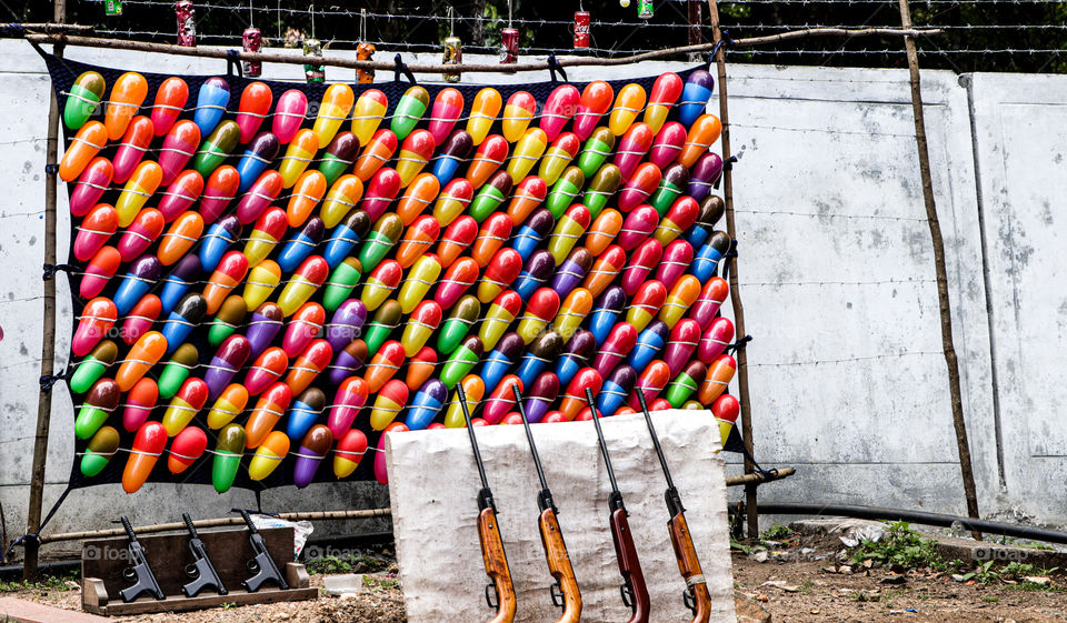 A happy story of a shooter game shopkeeper who was ready to open the shop... Best example of COMPOSITION #RULEOFTHIRDS #PATTERNS #