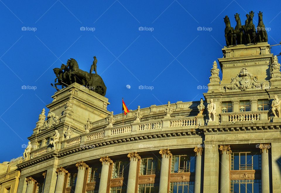 Banco Bilbao building. Banco Bilbao building, Madrid