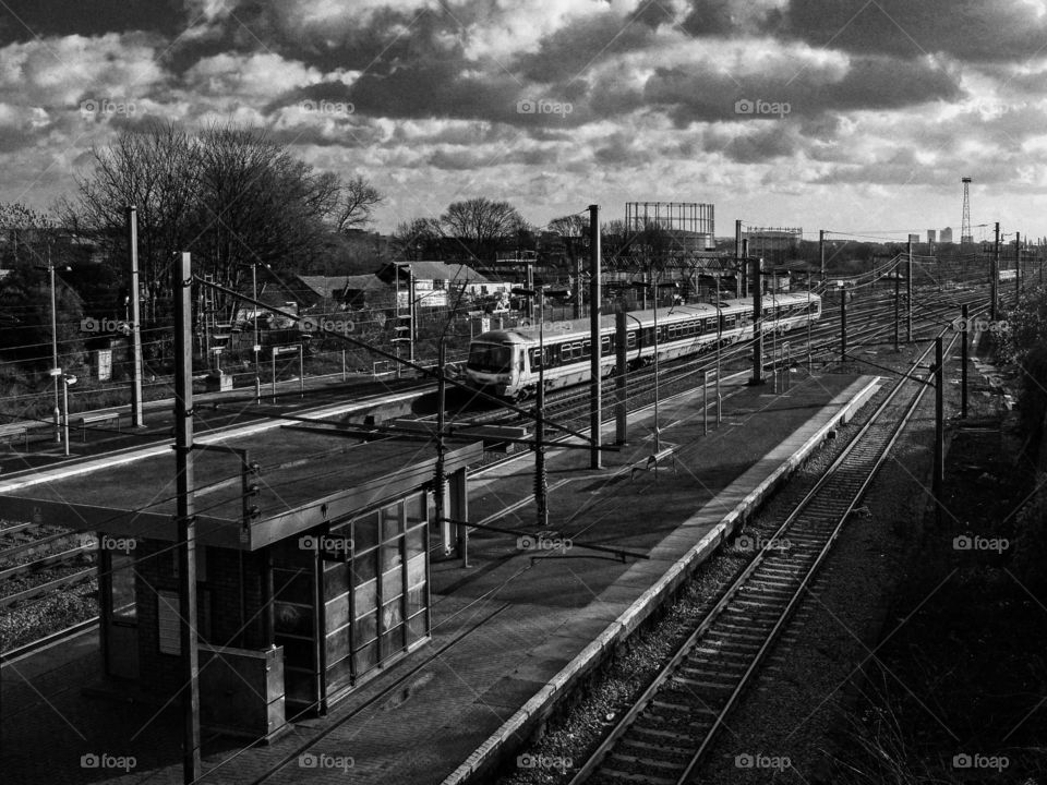 Train . Railway line 