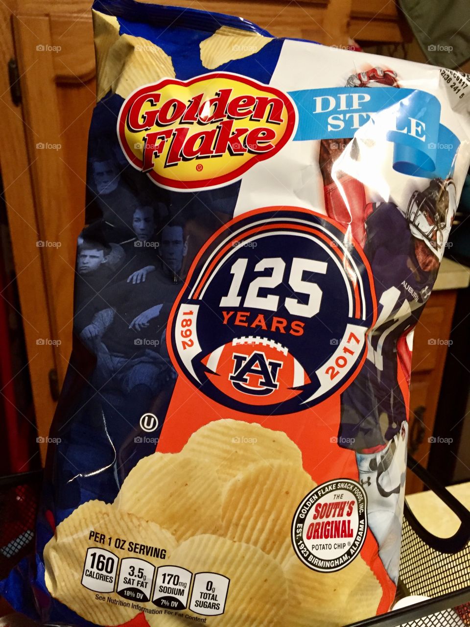 Golden Flake ruffled potato chips