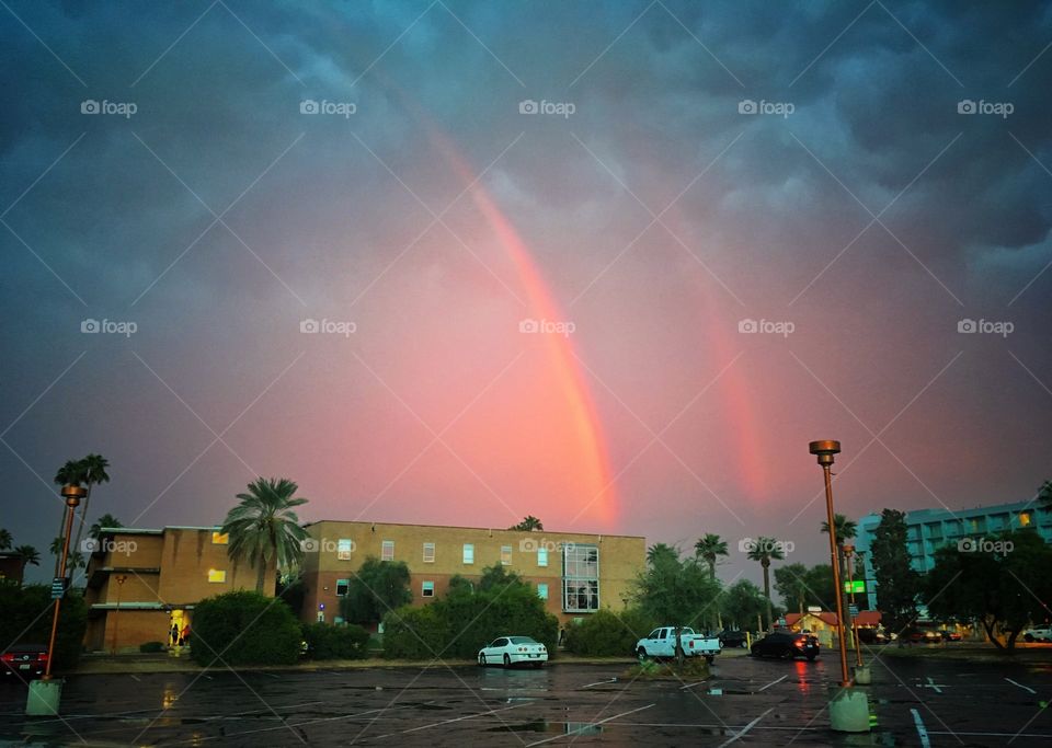 Double Rainbow on Campus