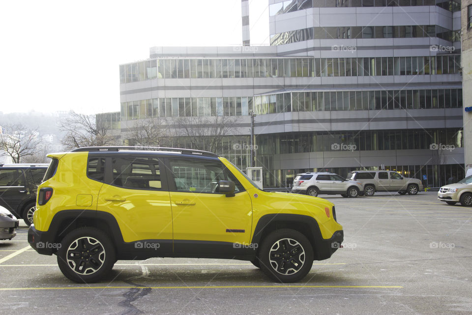 Yellow Jeep SUV vehicle, car wallpaper, yellow