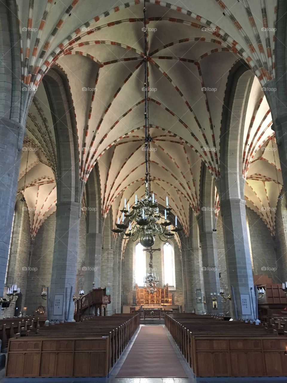 Vadstena Abbey, Sweden, interior view