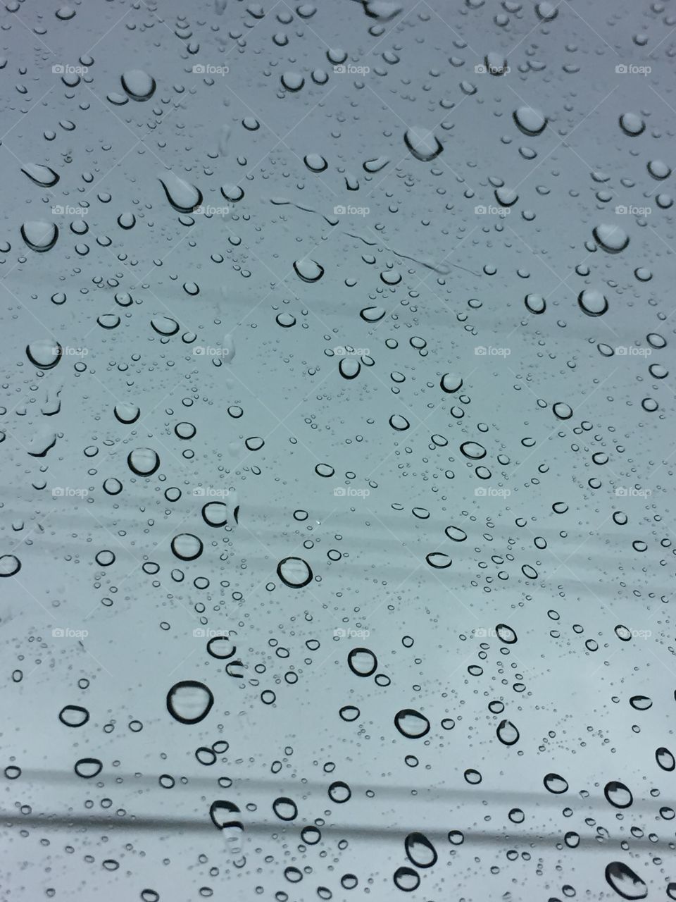 Gotas de lluvia -Foto  original