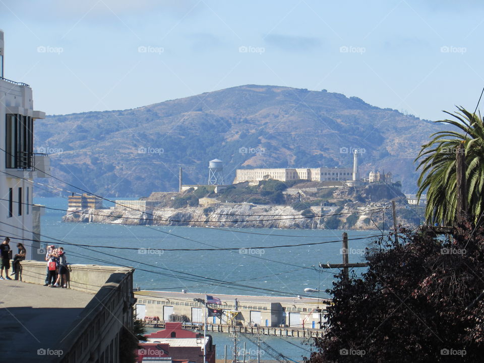 A view of Alcatraz from San Francisco 