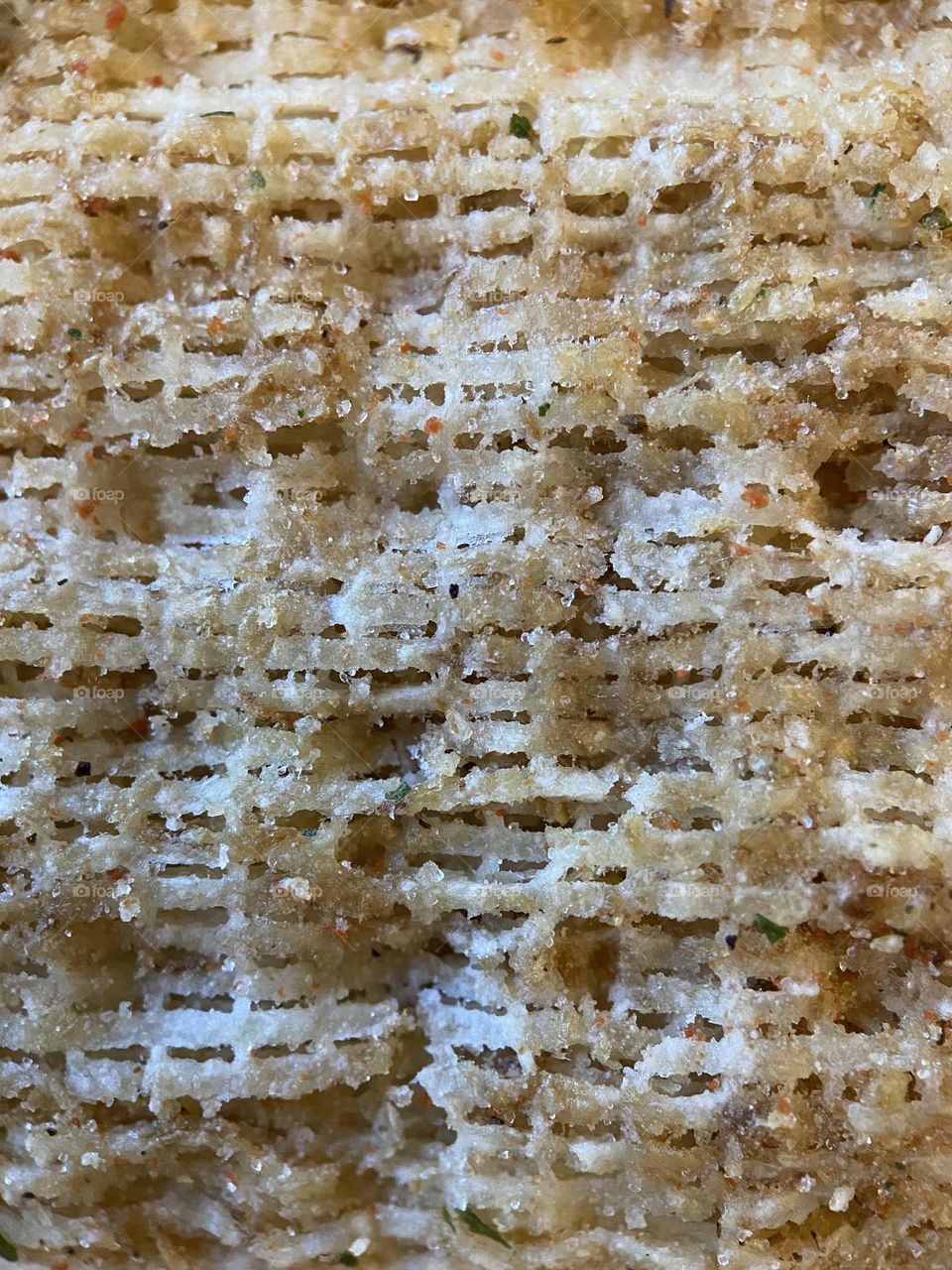 Triscuit cracker macro
