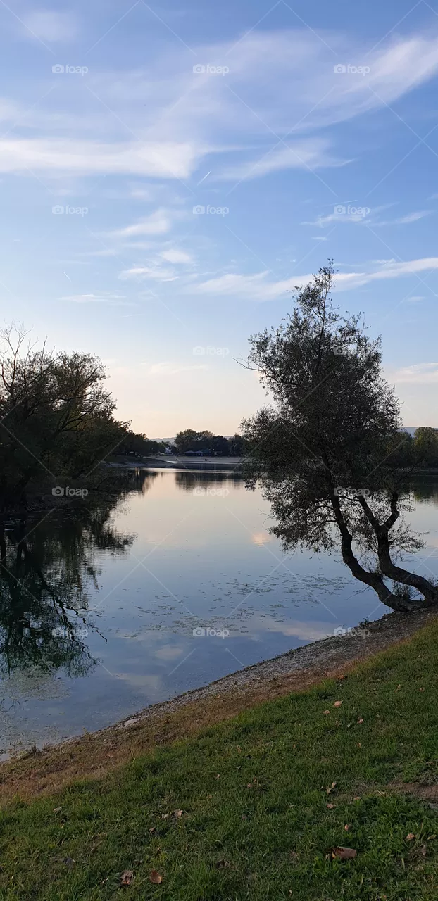 the lake