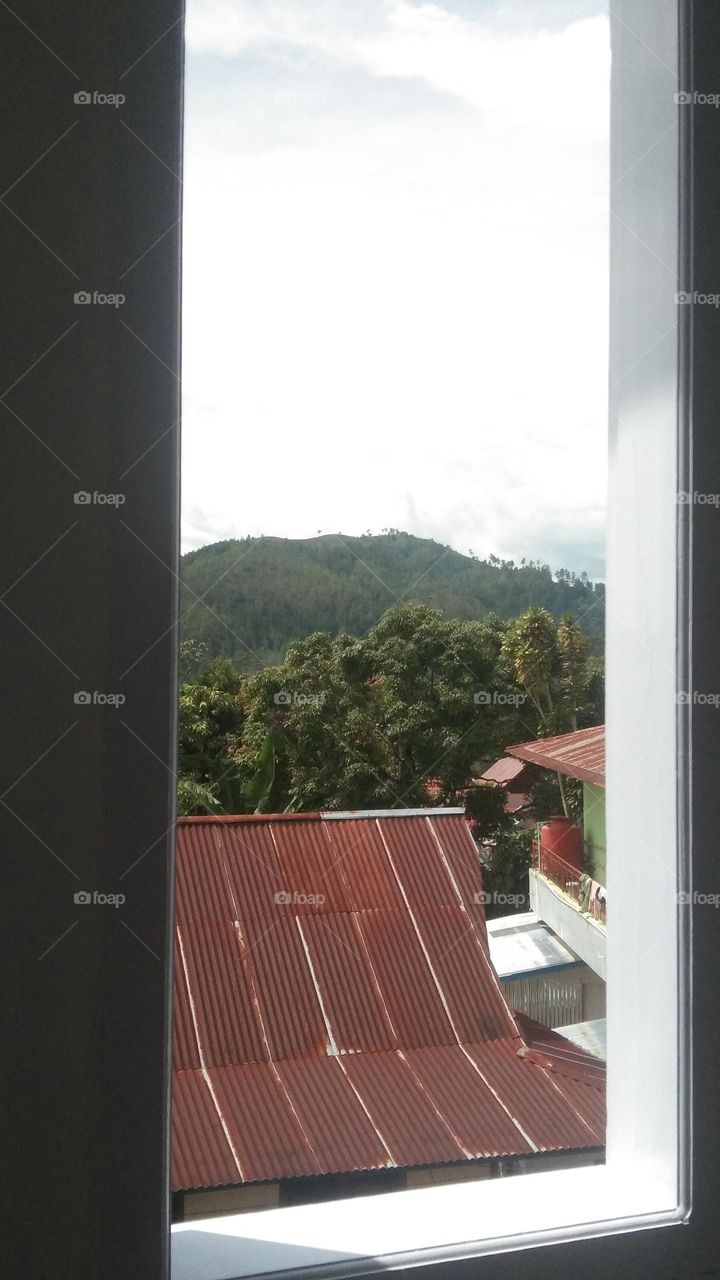 Landscapeview, outside window view