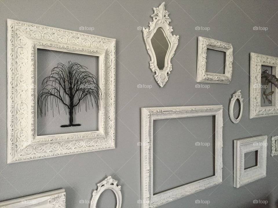 Picture frame wall