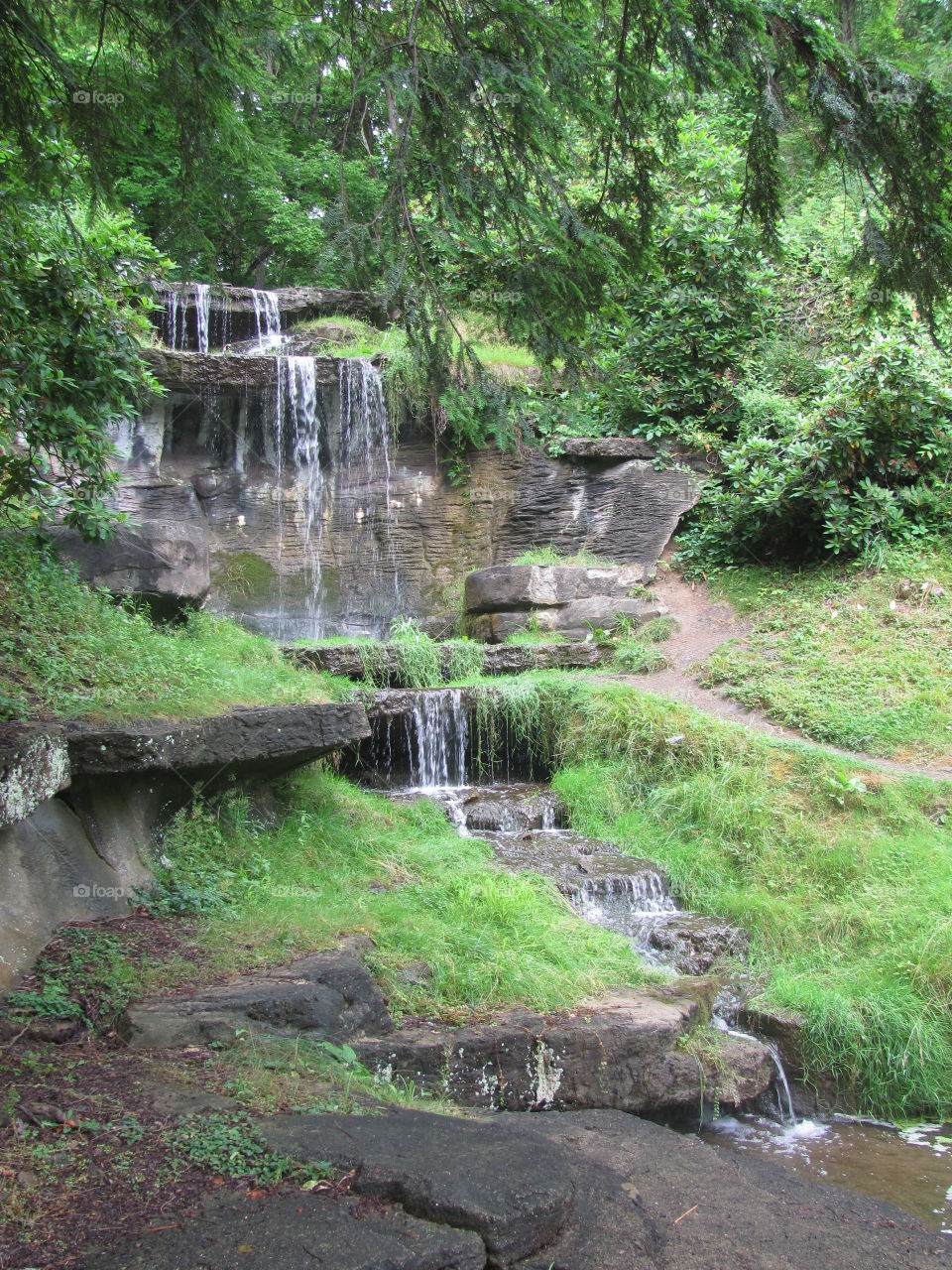 Waterfall landscape 