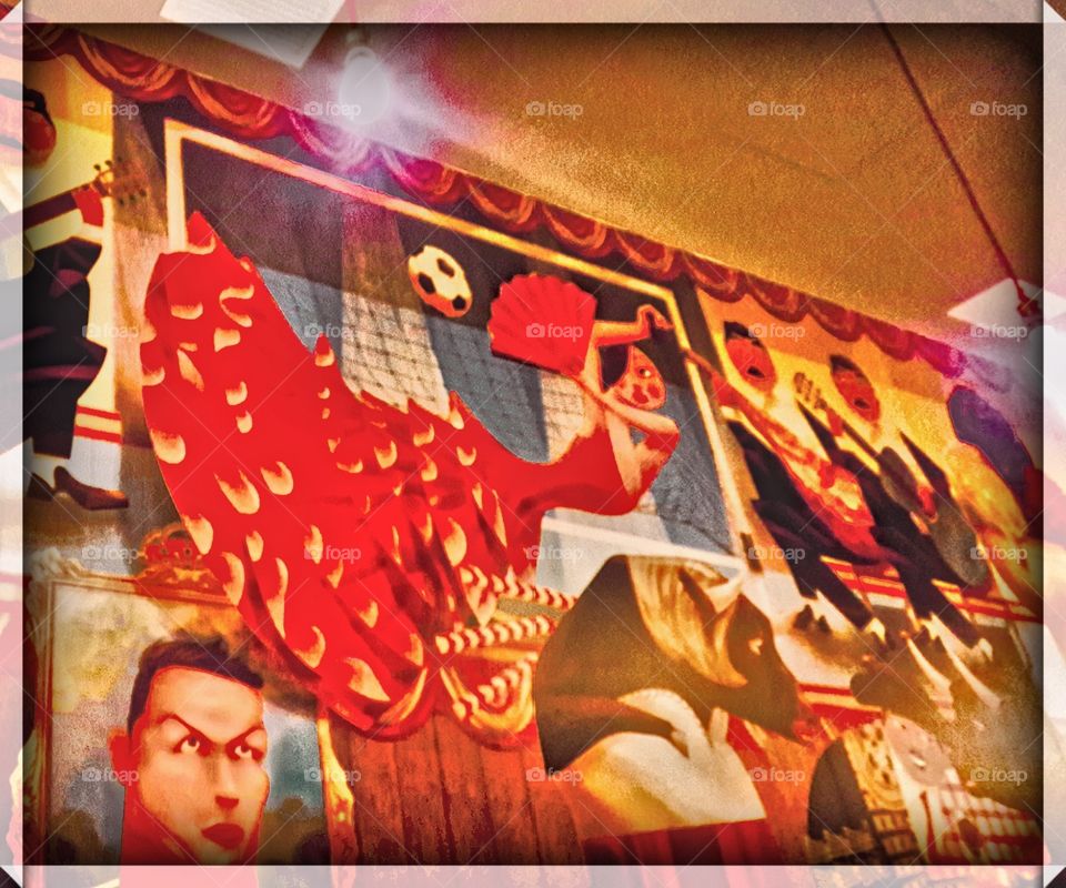 the dancer, the ball, the soccer and the bull