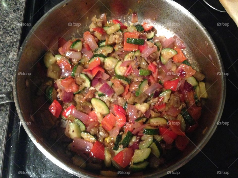 Homemade ratatouille 