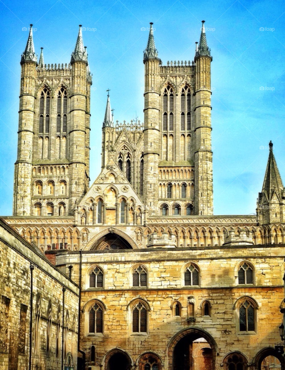 cathedral historic lincoln lincolnshire by yeadon
