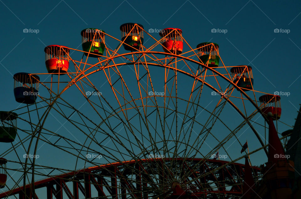 ferris wheel sunset park by craigjstew
