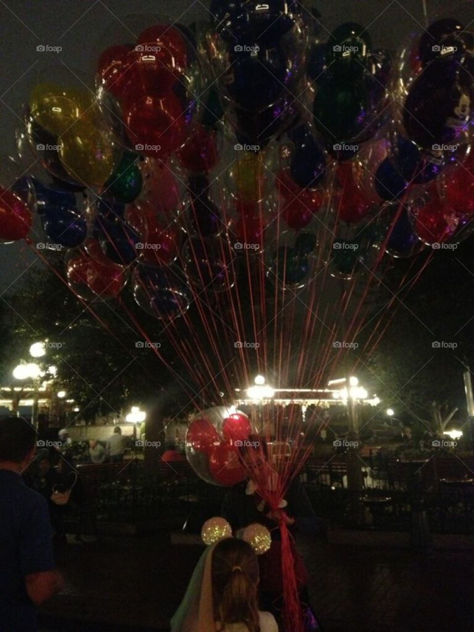 Micky balloon bouquet! . Disney Land truly is a magical place.  