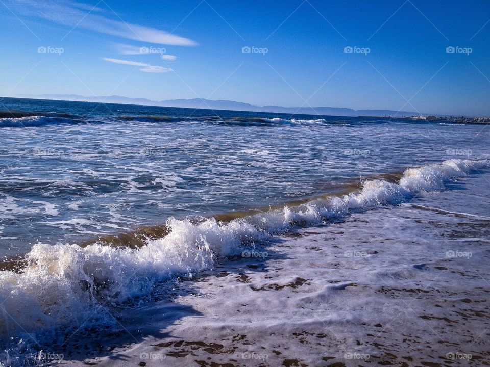 Beach waves 