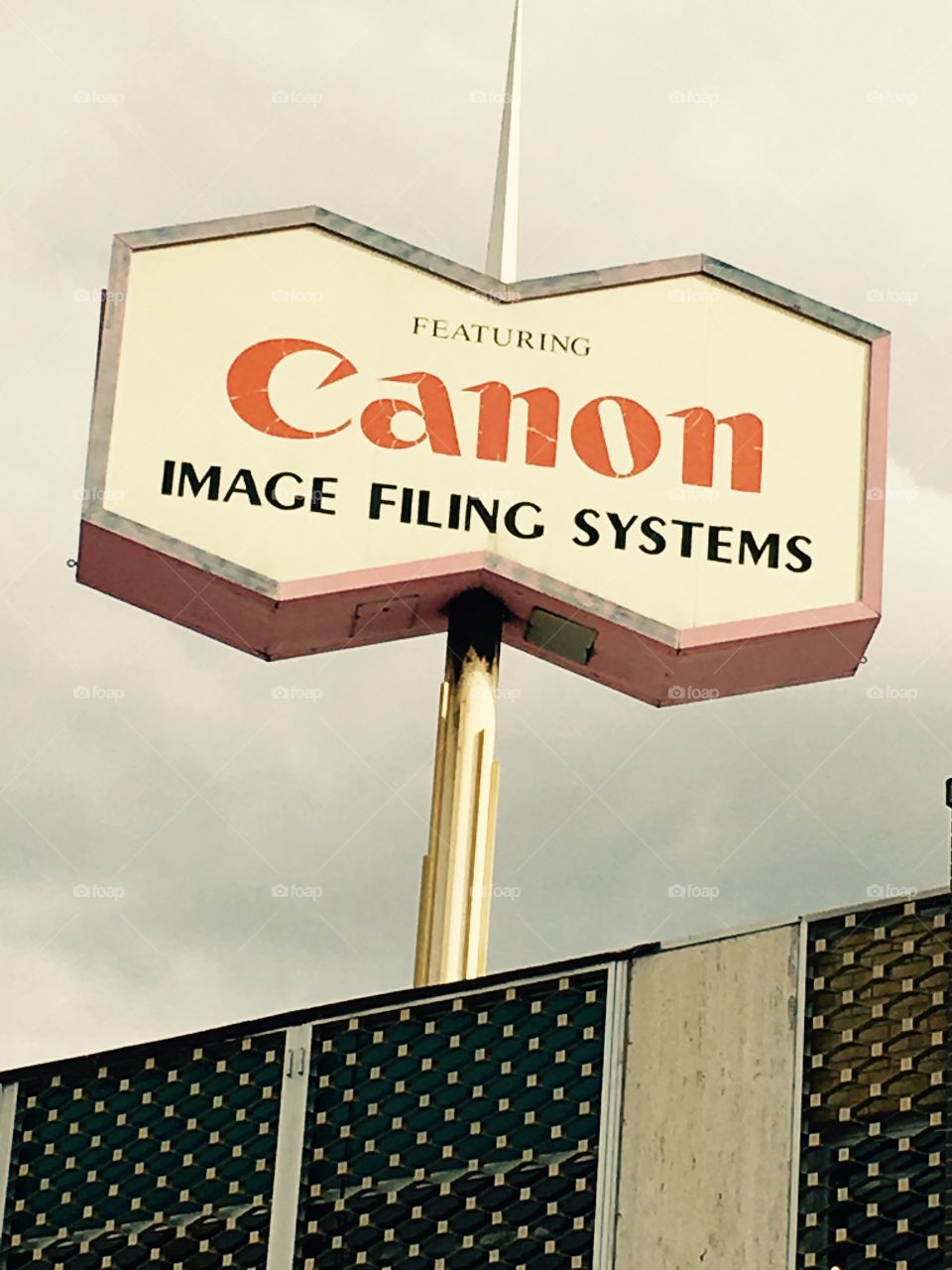 Canon sign