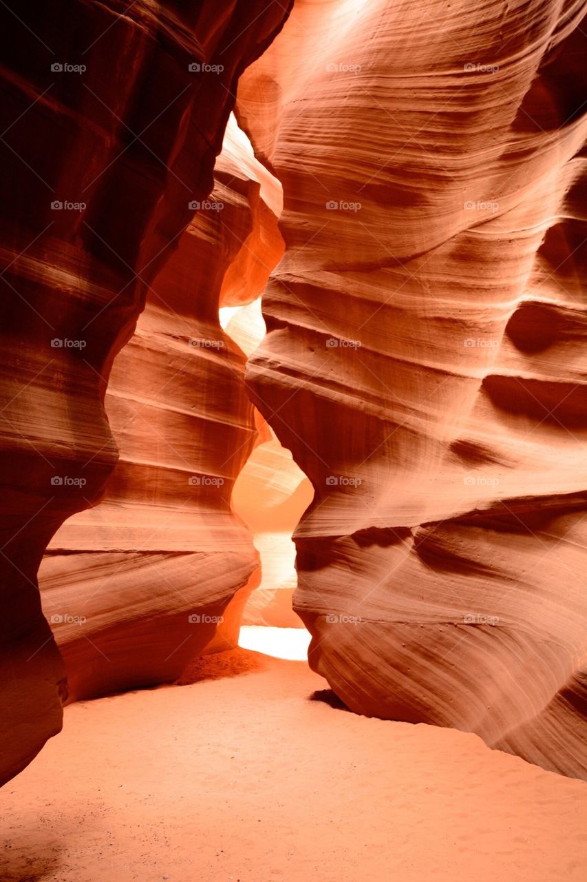 Hiking in Antelope Canyon