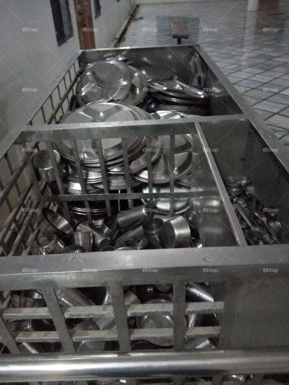 Neat and Clean utensils keeps in SHREE GURUDUARA SAHAB for the purpose of GURU KA LANGAR The BEST CUSTOM IN SIKHISM OF FREE KITCHEN KNOWN AS "GURU KA LANGAR" ALWAYS AVAILABLE IN EVERY GURUDUARA SAHAB IN THE WORLD.