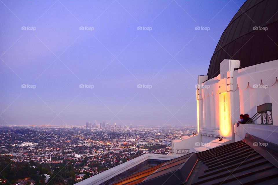 Words can't describe the view from Griffith Observatory in Los Angeles 