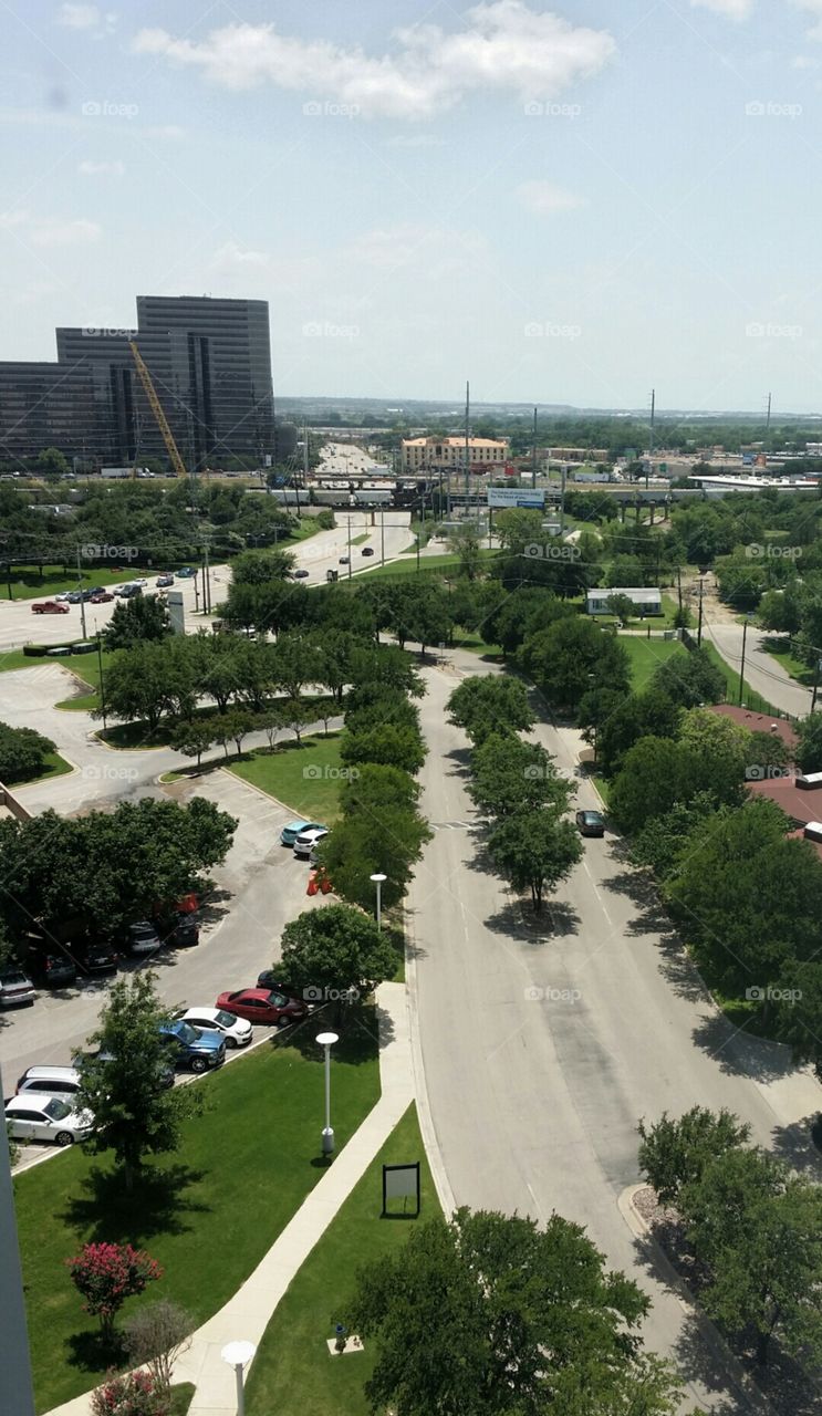 Citiscape from above