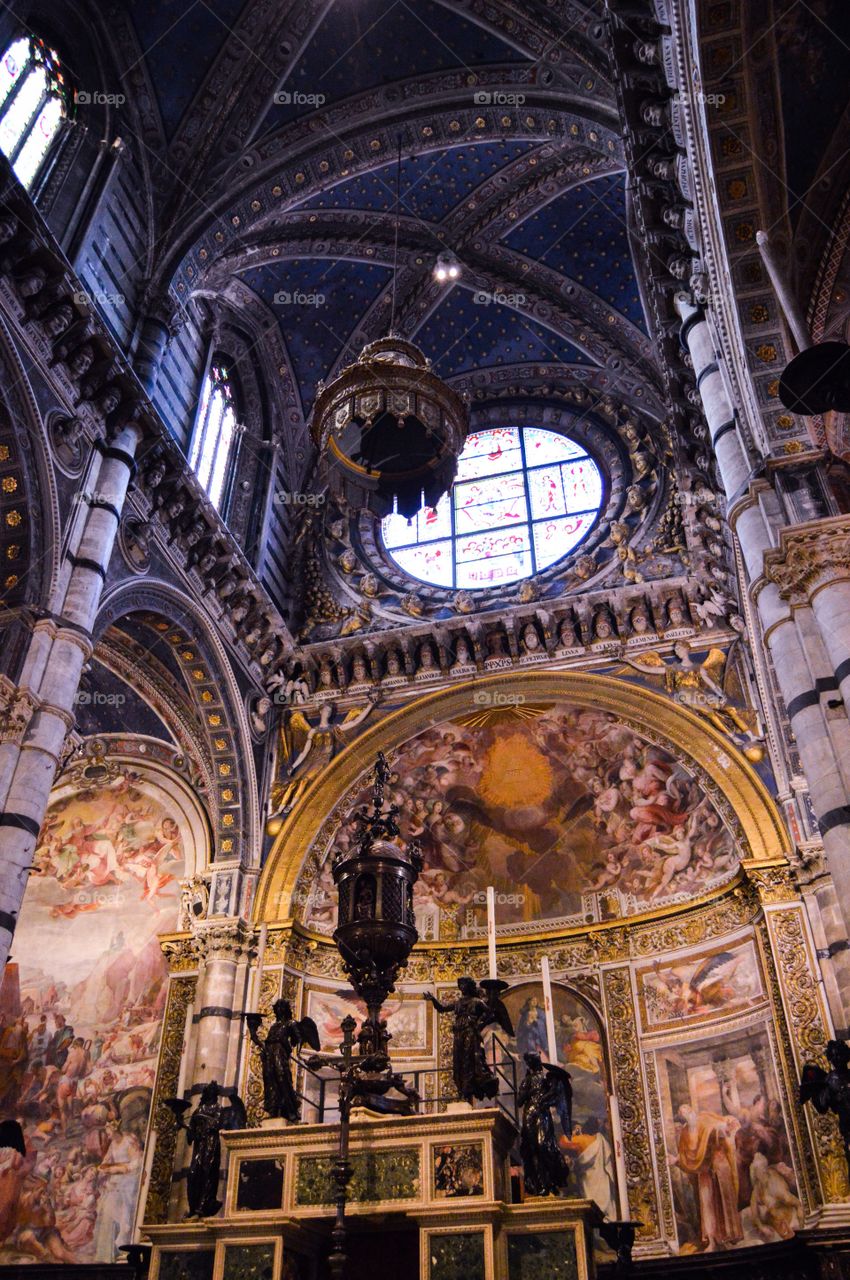 Interior de la Catedral de Siena. Interior de la Catedral de Siena (Siena - Italy)