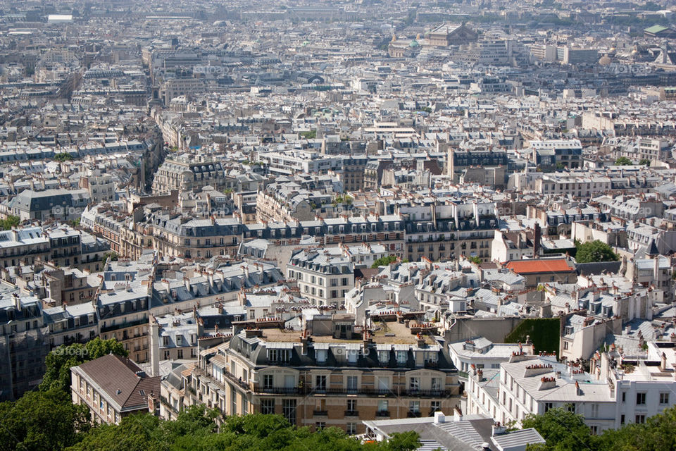 Paris skyline 