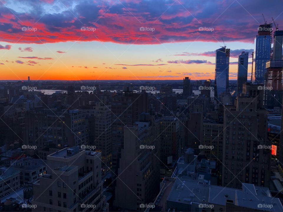 Summer Sunsets in NYC 