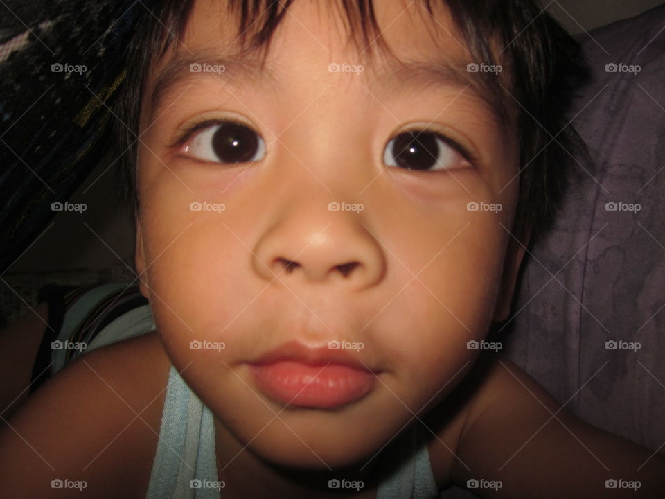 I had my digi-cam mounted on my small tripod and my son was playing with it. He took a lot of selfies. Ha ha!