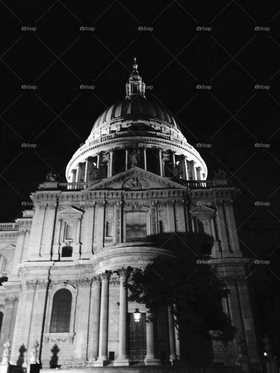 St Paul's In the moonlight 