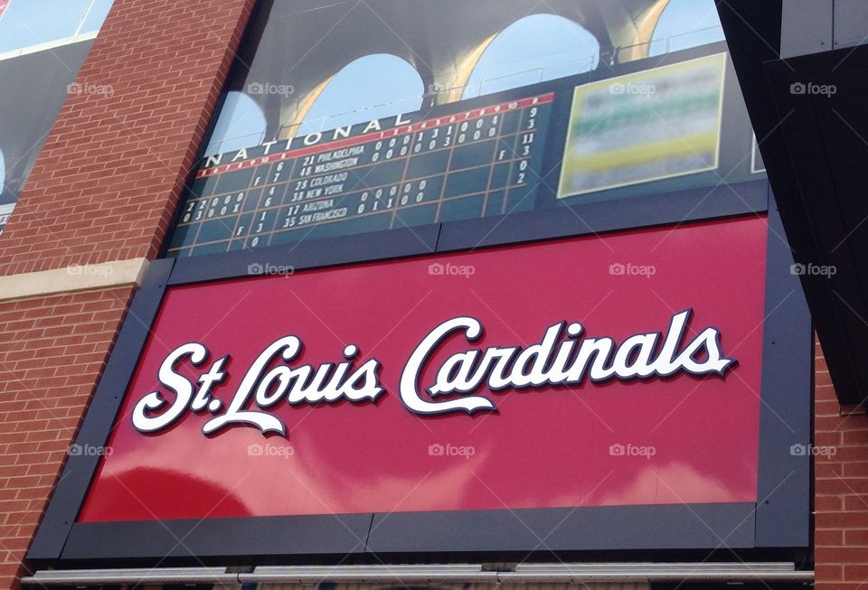 STL Cardinals . Hanging around ballpark village