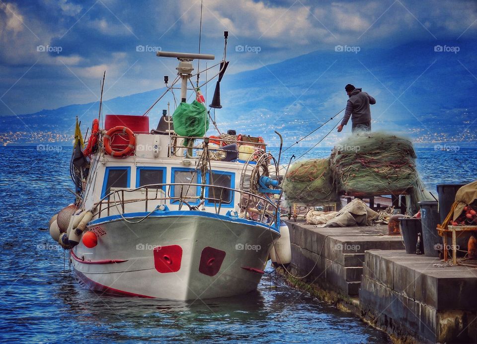 Sorrento fisherman