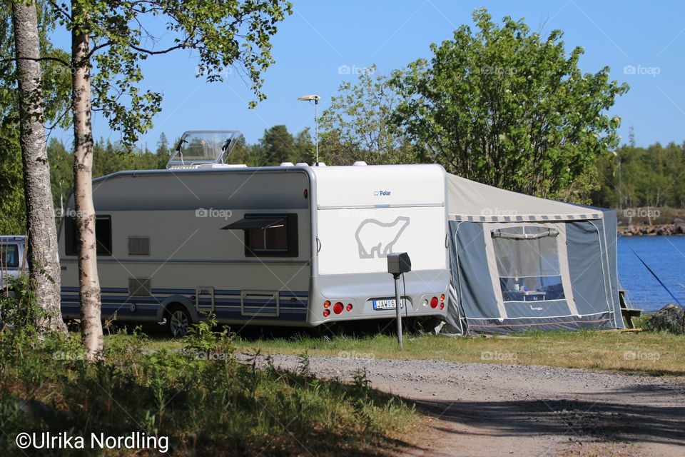 camping in Kalix Camp Frevisören in the north of Sweden