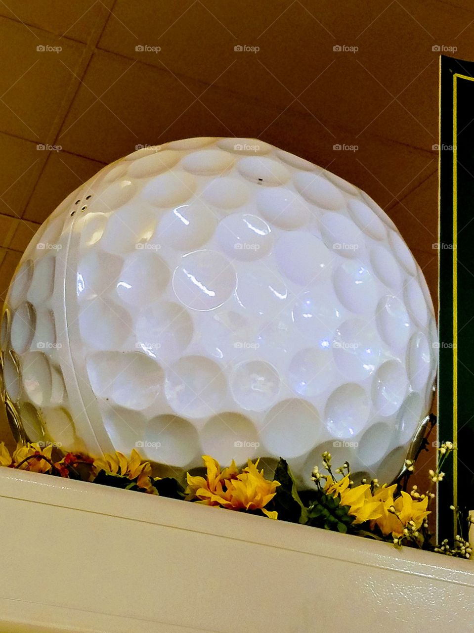 Gigantic Golf ball Decor