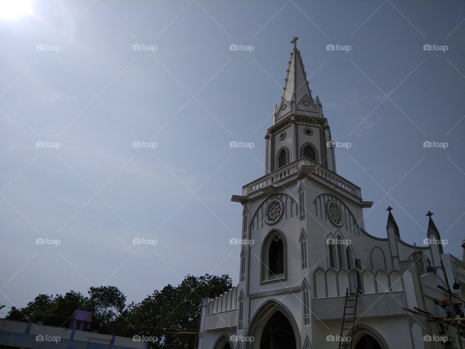 St.Joseph's Church Nilakkottai under construction