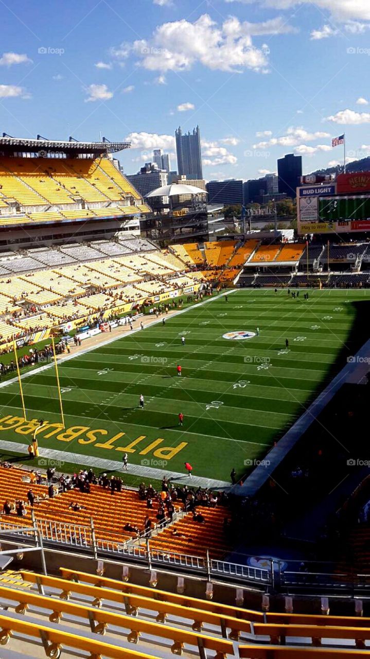 Good day for a game at Heinz field 