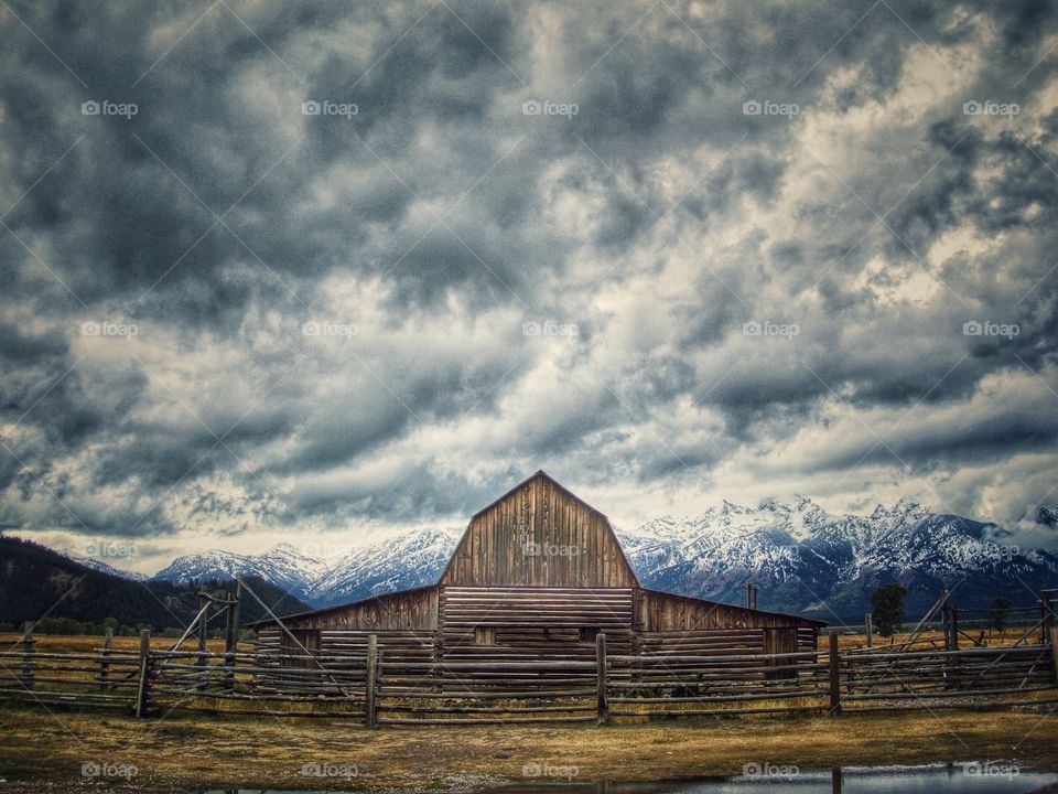 Barn at Mormon Row Kelly Wyoming