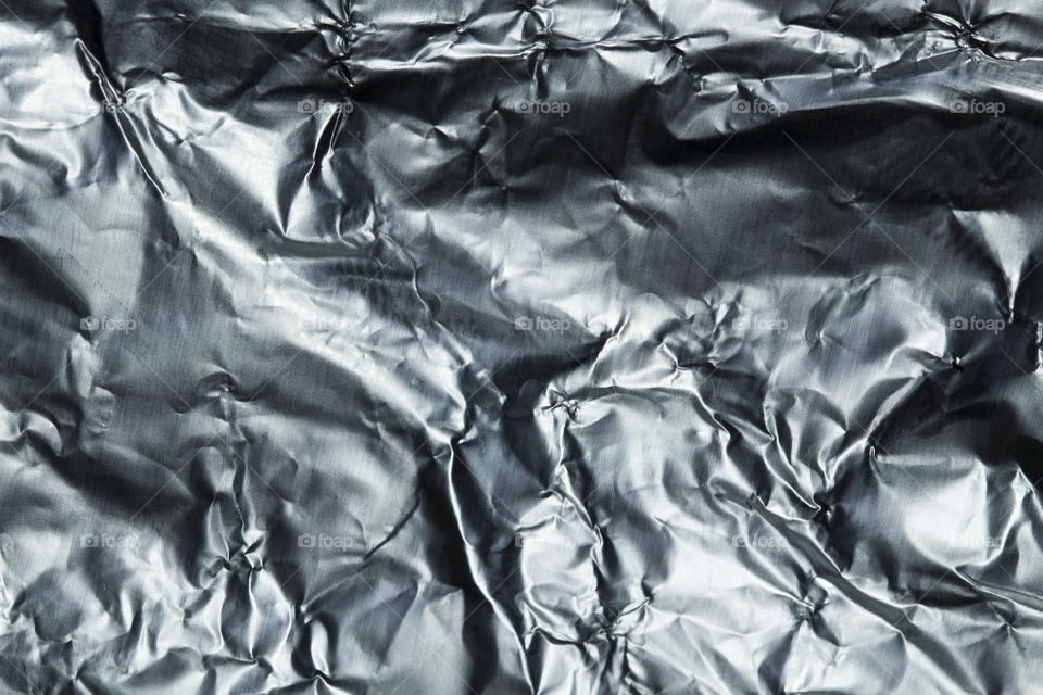 crumpled foil abstract background