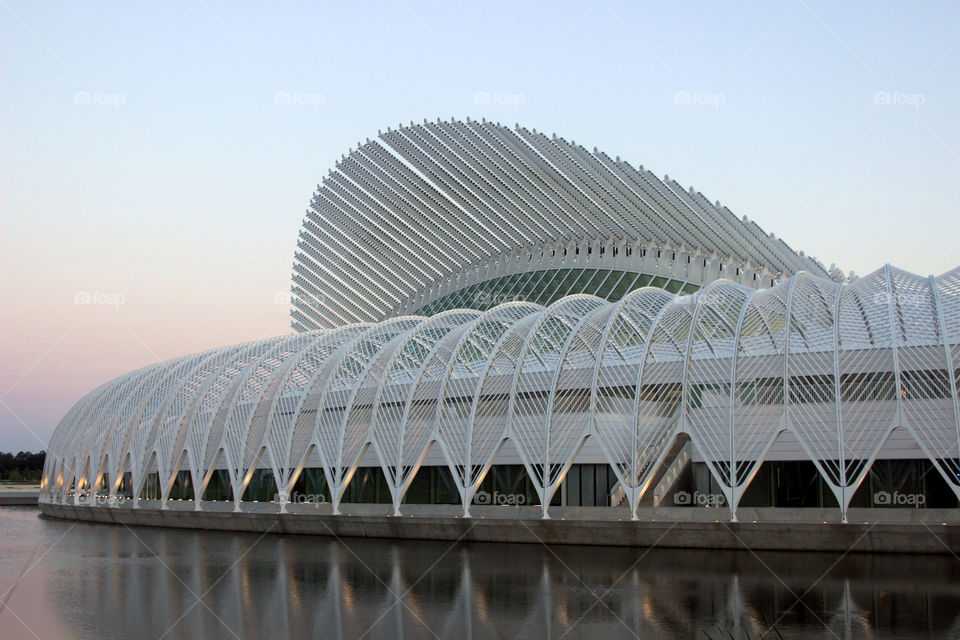 Florida polytechnic university . Here are some photos I took tonight on the way back from a project and caught the sun perfectly