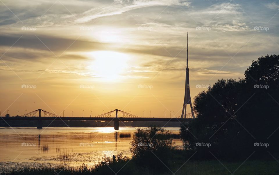 Sunset Riga