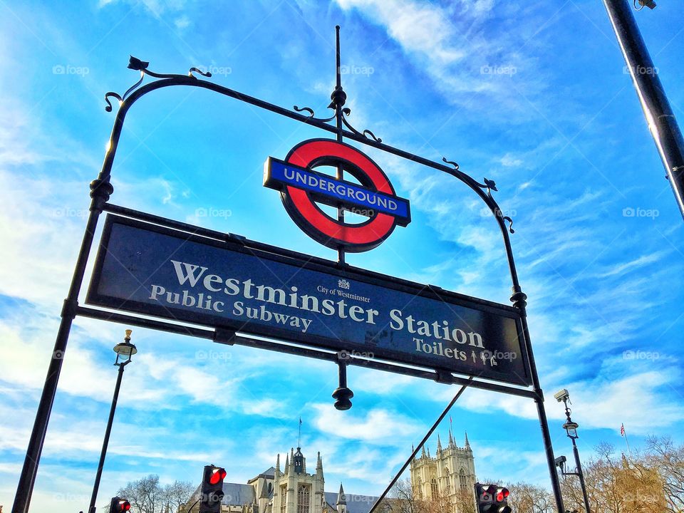 Westminster station underground 