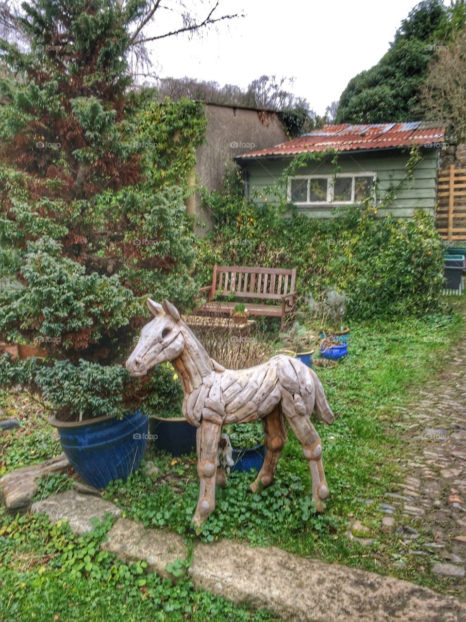 Wooden horse 