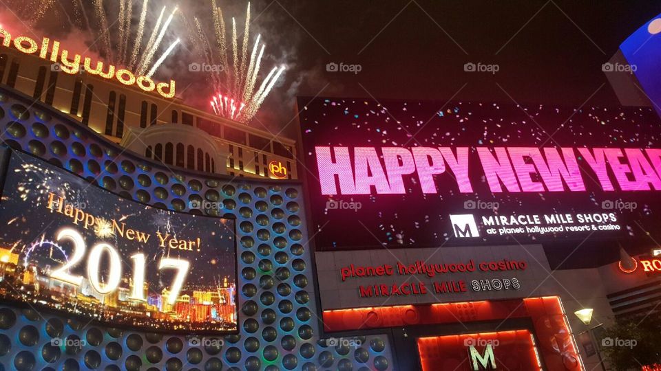 New Year's Eve  : Las Vegas 2017 /casino/hotel 