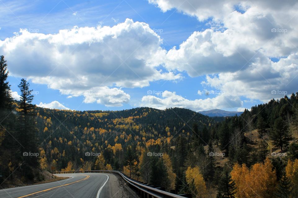 Fall in New Mexico. Driving the enchanted circle in Northern NM